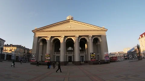 Palace of Culture Stock Footage 119635314