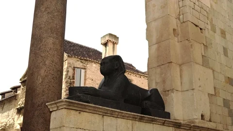 Palace of Diocletian in Split Croatia Stock Footage 201626554