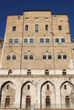 Palace of the Elders in Ancona Stock Photos