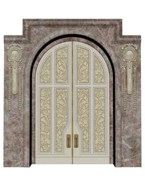 Palace entrance - 3D render Stock Illustration
