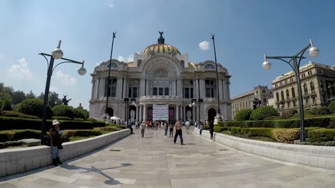 Palace of fine arts. Video stock 114017783
