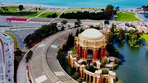 Palace of Fine Arts Stock Footage 125293118
