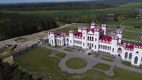 Palace in the forest Video stock 194494496