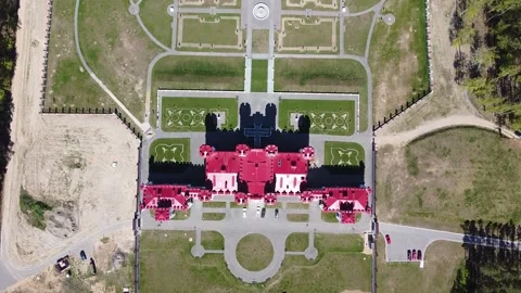 Palace in the forest Video stock 194494806