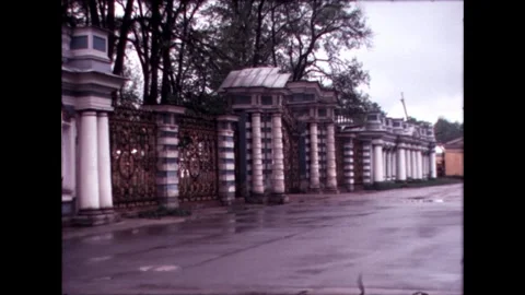 Palace Gates and Building Stock Footage 278350501