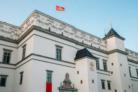 Palace of The Grand Dukes of Lithuania in Vilnius, Lithuania Stock Photos