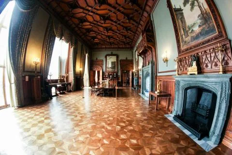 Palace interior of the hall. Stock Photos