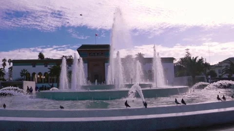 The Palace of Justice, Mohammed V Square, Casablanca Stock Footage 299575594