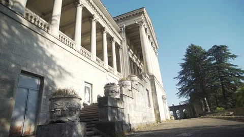 Palace with a ladder Video stock 81568236