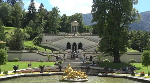 Palace Linderhoff Stock Footage 54614695