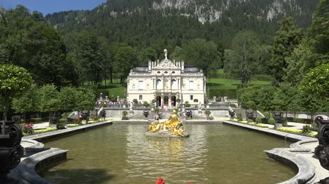 Palace Linderhoff Stock Footage 54615129