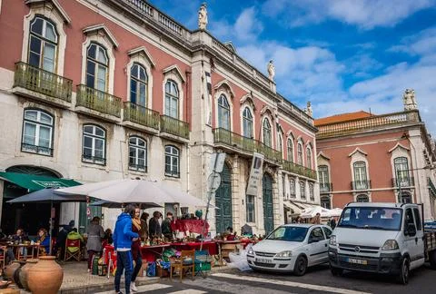 Palace in Lisbon Stock Photos