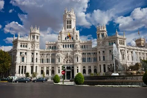 Palace in Madrid Stock Photos