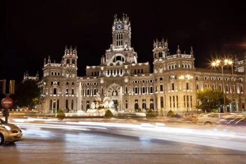 Palace in Madrid Stock Photos