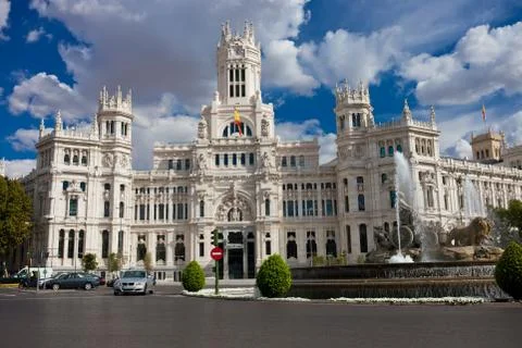 Palace in Madrid Stock Photos