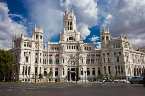 Palace in Madrid Stock Photos