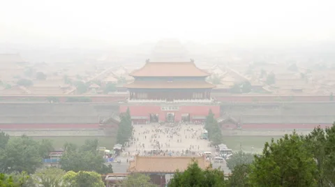 Palace museum at daytime HD. Stock Footage 40429759