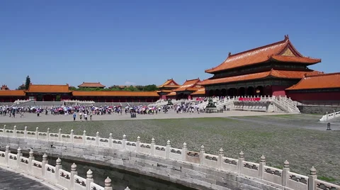 Palace museum at daytime HD Видео 40452233