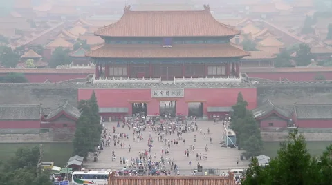 Palace museum at daytime HD. Stock Footage 40475939