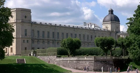 Palace Museum in Gatchina Stock Footage 97055630