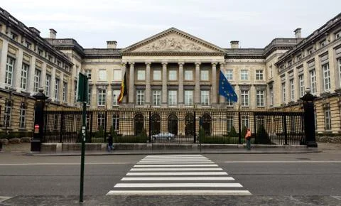 Palace of nations, Brussels Stock Photos