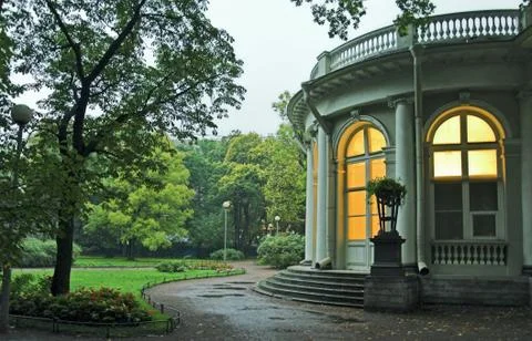 Palace in Park Stock Photos