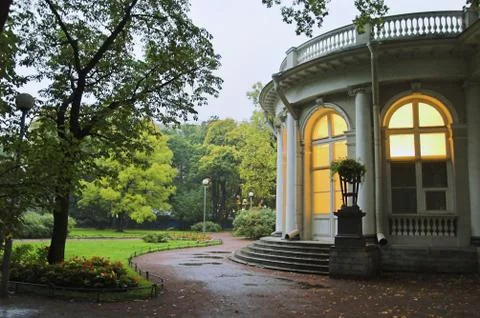 Palace in Park Stock Photos
