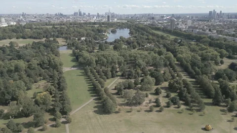Palace Park skyline Stock Footage 288079498