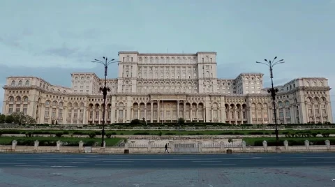Palace of Parliament Bucharest Stock Footage 49799049