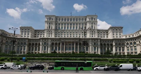 Palace of Parliament Vídeo Stock 336376235