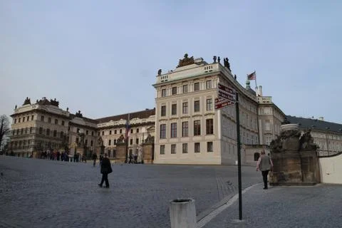 Palace in prague Stock Photos