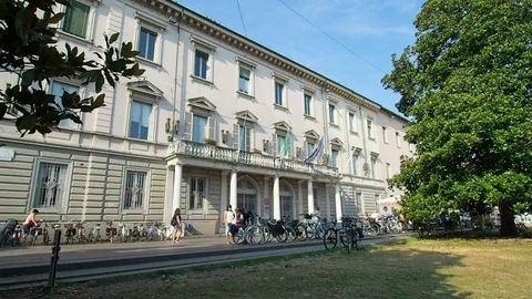 Palace of the Province of Parma Stock Footage 107134610