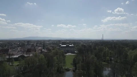 Palace in Pszczyna Stock Footage 240477116