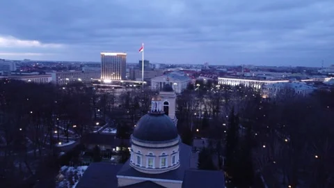 Palace of Rumyants and Paskevich Stock Footage 254350053