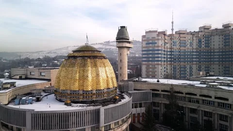 The palace of schoolchildren with an observatory. Stock-Footage 300344840