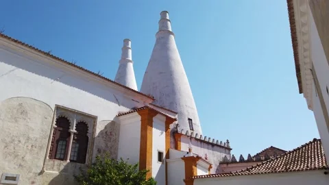 The Palace of Sintra also called Town Palace Stock Footage 136429312