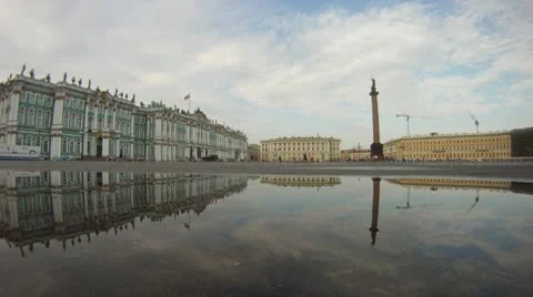 The Palace Square Stock Footage 10756642