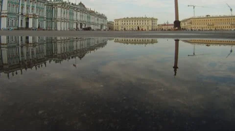 The Palace Square Stock Footage 10756667