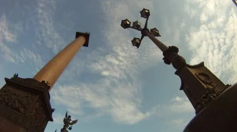 The Palace Square Stock Footage 10756684