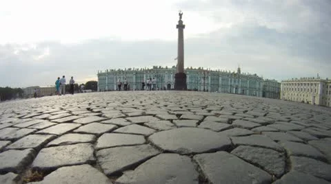 The Palace Square Stock Footage 10756713