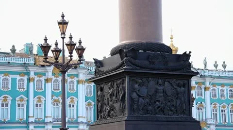 The Palace Square Stock Footage 10756784