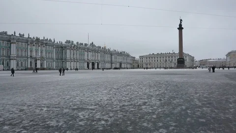 Palace square Stock Footage 101281440