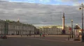 The palace square in st. Petersburg. 4K. 4k or 4k+ Resolution