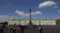 The palace square in st. Petersburg. 4K. 4k or 4k+ Resolution