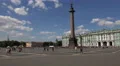 The palace square in st. Petersburg. 4K. 4k or 4k+ Resolution