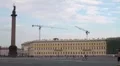 The palace square in st. Petersburg HD Footage