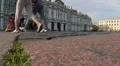 The palace square in st. Petersburg HD Footage