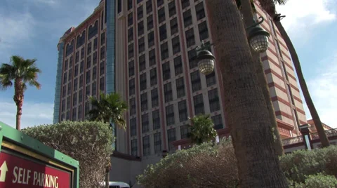 Palace Station Hotel Low Angle Stock Footage 36754571