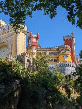 Palace from the Trees Stock Photos