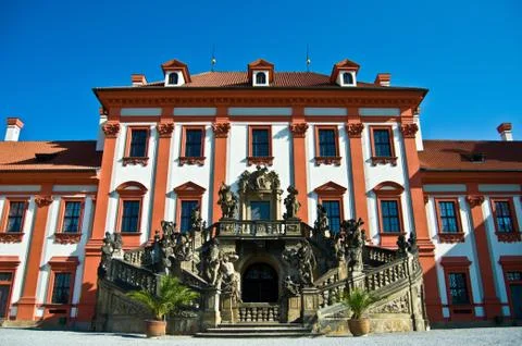 Palace Troja Stock Photos